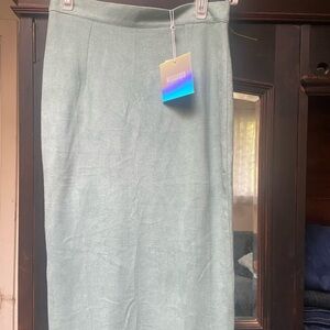 Missguided Plus mint  Pencil Skirt